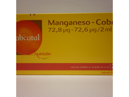 Imagen del producto LABCATAL 12 MANGANESO COBRE 28 AMPOLLAS