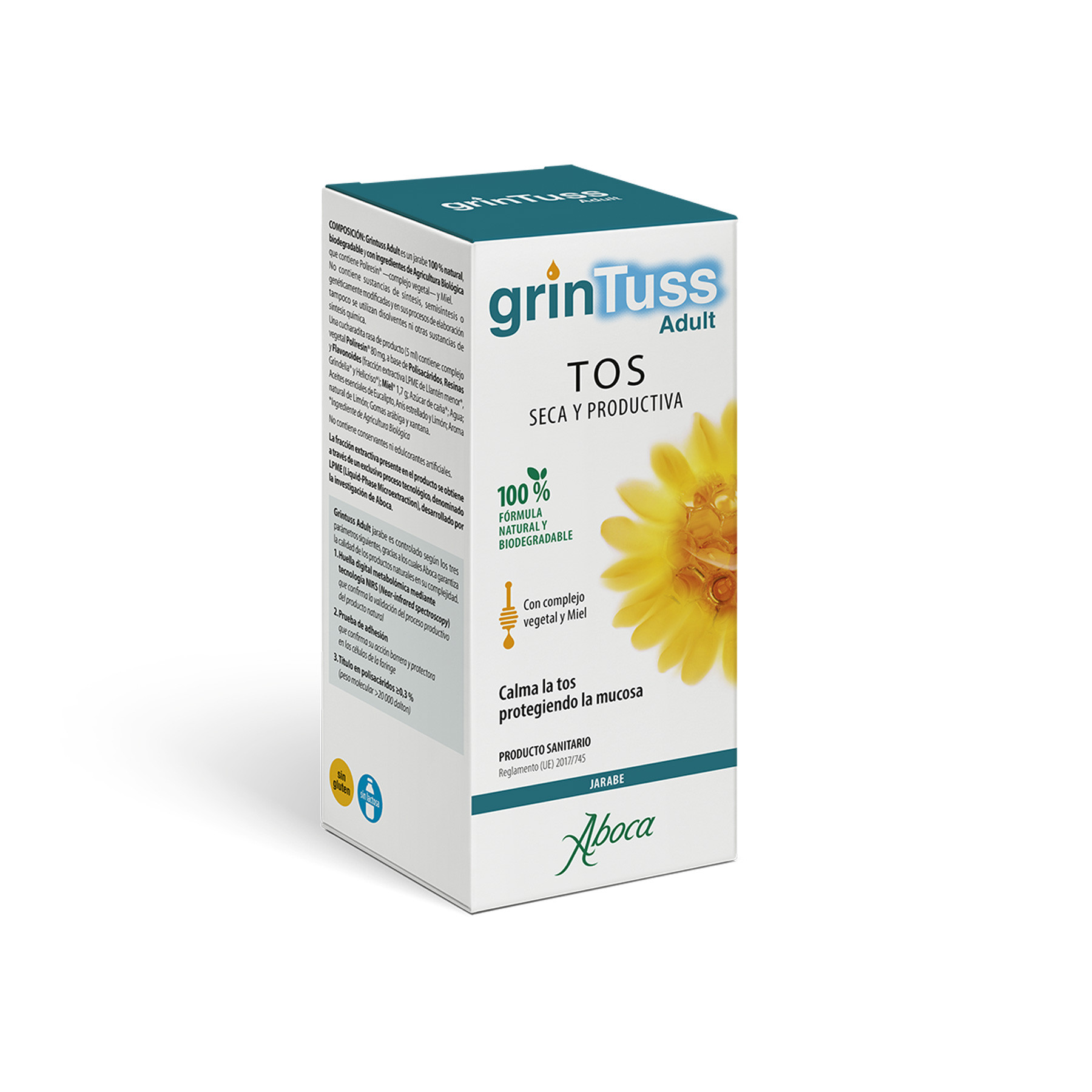 Imagen de Aboca grintuss jarabe tos adultos 180 ml